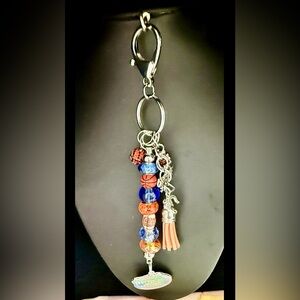 Florida Gators Beaded Keychain Purse Bag Charms NCAA